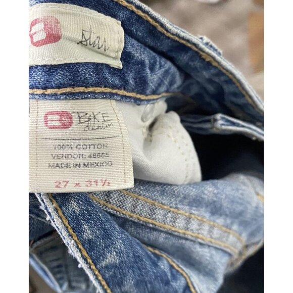 BKE Buckle Jeans 27x31.5 (act. 30x31) Star Flare Denim Stretch Grunge Western - Picture 2 of 4